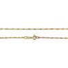 Collier d'occasion or 750 jaune torsadée rubis - vue V3