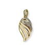Pendentif d'occasion or 750 jaune diamants - vue V1