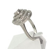 Bague d'occasion or 750 blanc diamants - vue V2