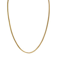 Collier d'occasion or 750 jaune gourmette