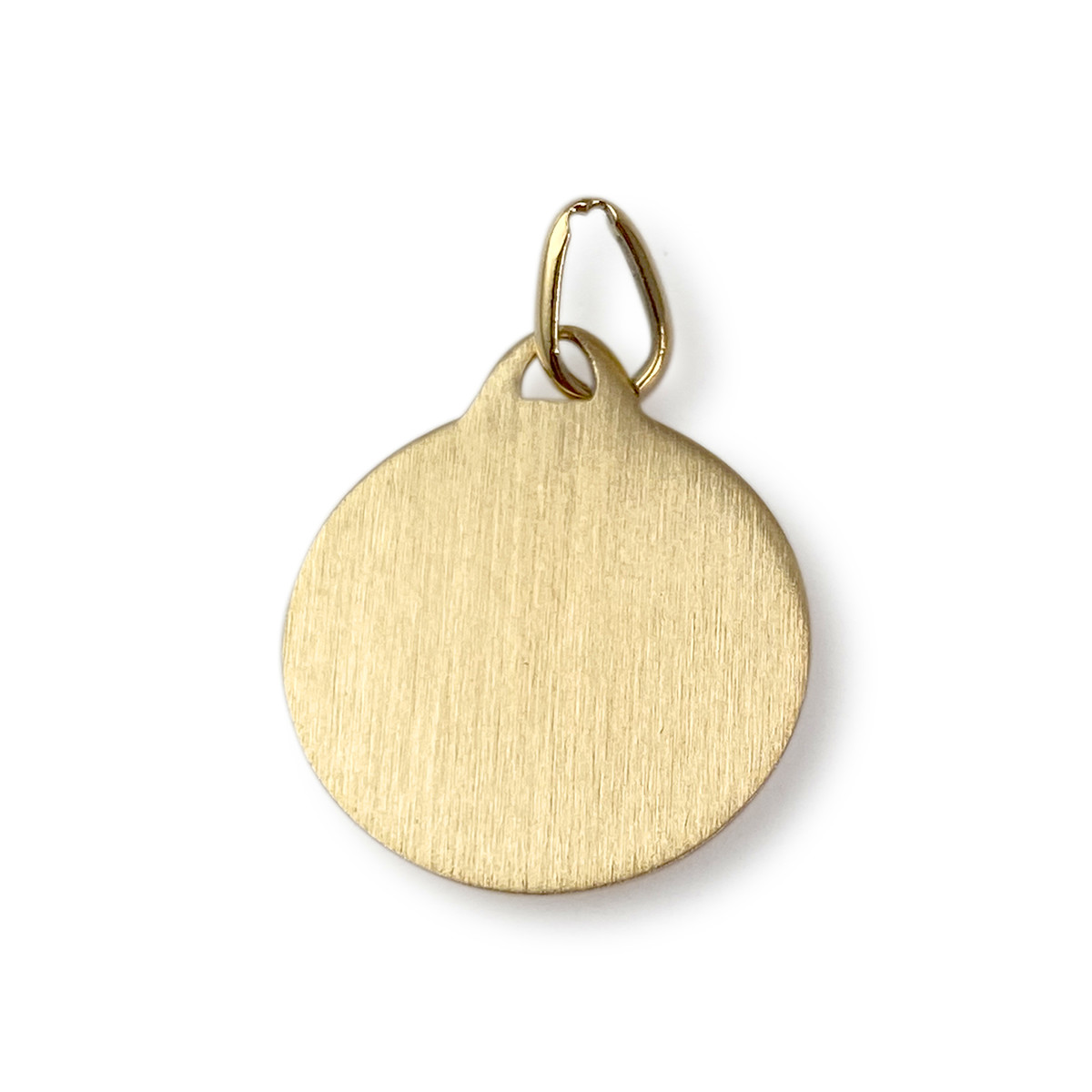 Médaille occ or 750 jaune dia pierr - vue 2
