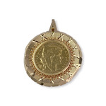 Médaille d'occasion or 750 jaune - vue 1