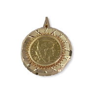 Médaille d'occasion or 750 jaune