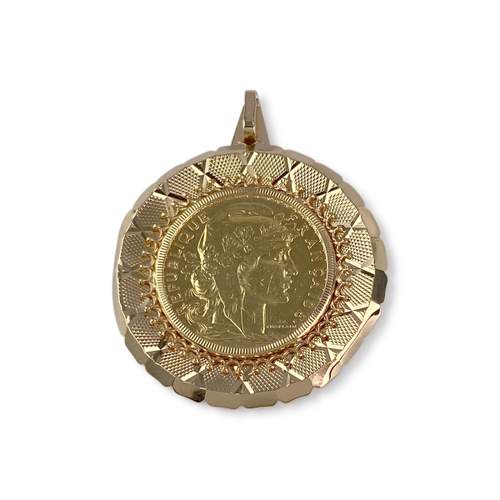 Médaille d'occasion or 750 jaune