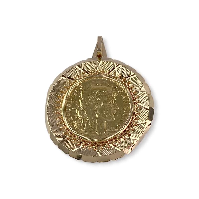Médaille d'occasion or 750 jaune - vue 1