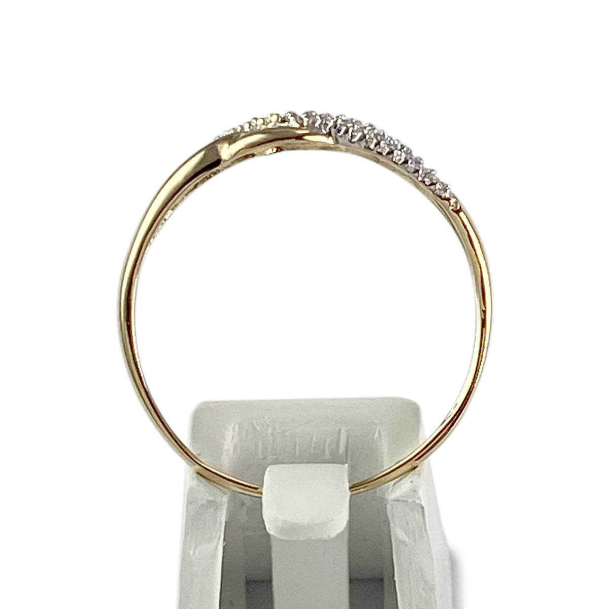 Bague d'occasion or 750 jaune diamant - vue 3