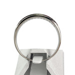 Bague d'occasion or 750 blanc diamant - vue 3