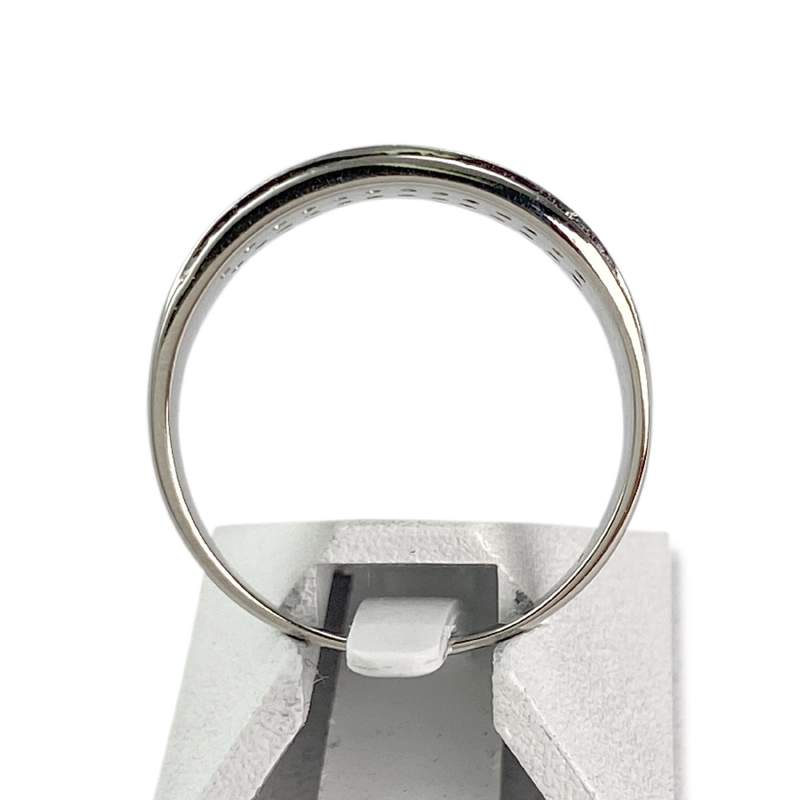 Bague d'occasion or 750 blanc diamant - vue 3