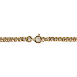 Tweedehands ketting van 750 geelgoud met forcat-schakels, 83 cm - afbeelding 3