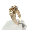 Bague d'occasion or 750 jaune tank diamant - vue V2