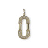 Pendentif d'occasion or 750 jaune zircon - vue V1