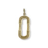 Pendentif d'occasion or 750 jaune zircon - vue V2