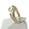Tweedehands gouden ring 750 gele diamanten - bekijk 2.