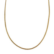 Tweedehands gouden ketting 750 geel forcat
