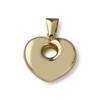 Pendentif coeur d'occasion or 750 jaune - vue V1