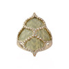 Bague d'occasion or 750 jaune diamants - vue V1