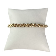 Bracelet d'occasion or 750 jaune maille fantaisie