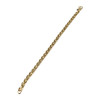 Used 750 yellow gold bracelet with fancy mesh - view V2