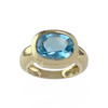 Bague d'occasion or 750 jaune topaze swiss blue - vue V1