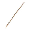 Bracelet d'occasion or 375 multicolore maille grain de café - vue V2
