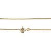 Collier d'occasion 2 ors 750 coeur ange maille forcat - vue V3