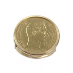 Bague d'occasion or 750 jaune porte pièce - vue 1