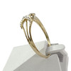 Bague d'occasion or 750 jaune diamant - vue V2