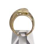 Bague d'occasion or 750 jaune diamant - vue 3