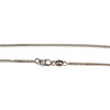 Collier d'occasion or 750 blanc saphir diamant - vue V3
