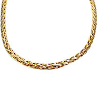 Collier d'occasion or 750 jaune maille palmier