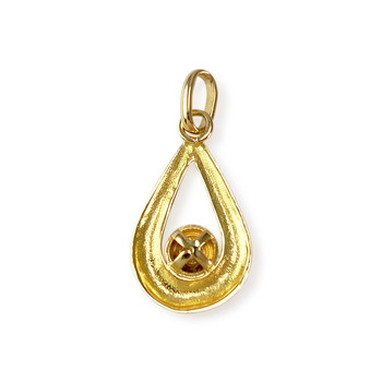 Pendentif d'occasion or 750 jaune diamant