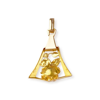 Pendentif d'occasion or 750 jaune
