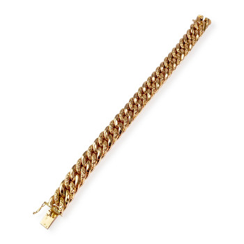 Bracelet d'occasion or 750 jaune maille américaine