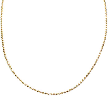Collier d'occasion or 750 jaune maille boule