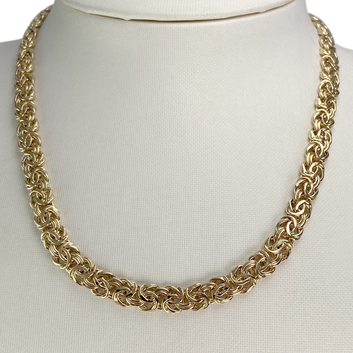 Secondhand necklace 750 yellow gold royal link - view 2