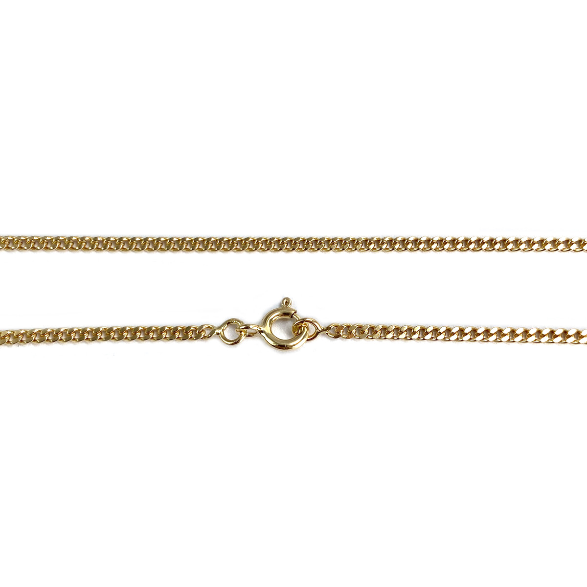 Chaîne d'occasion or 750 jaune maille gourmette - vue 3