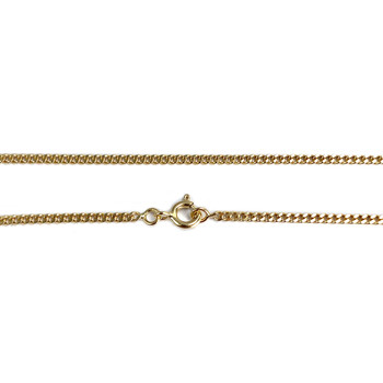 Second-hand chain in 750 yellow gold with curb chain stitch