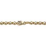 Chaîne d'occasion or 750 jaune maille jaseron 45 cm - vue 3
