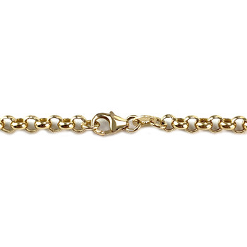 Used 14K yellow gold Jaseron chain, 45 cm