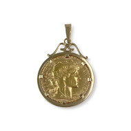 Médaille d'occasion or 750 jaune