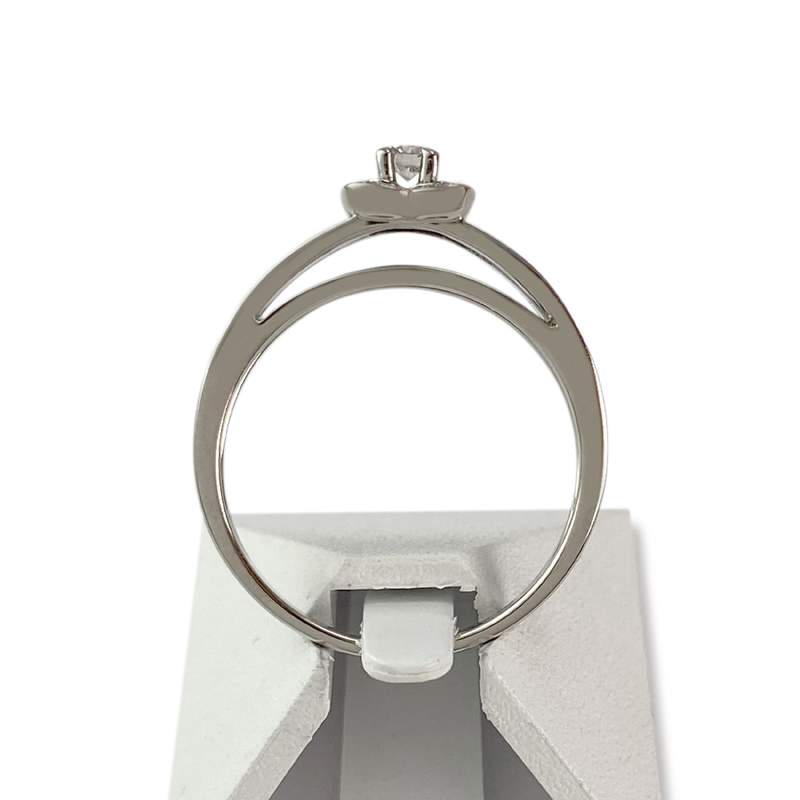 Bague MAUBOUSSIN d'occasion or 750 blanc diamant - vue 3