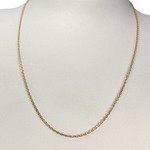 Chaîne d'occasion or 750 jaune maille forcat - vue 2