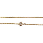 Chaîne d'occasion or 750 jaune maille forcat - vue 3