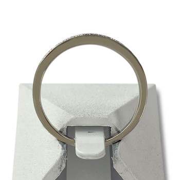 Bague d'occasion or 750 blanc diamant