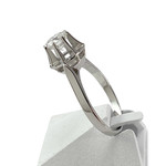 Bague d'occasion or 750 blanc diamant - vue 2