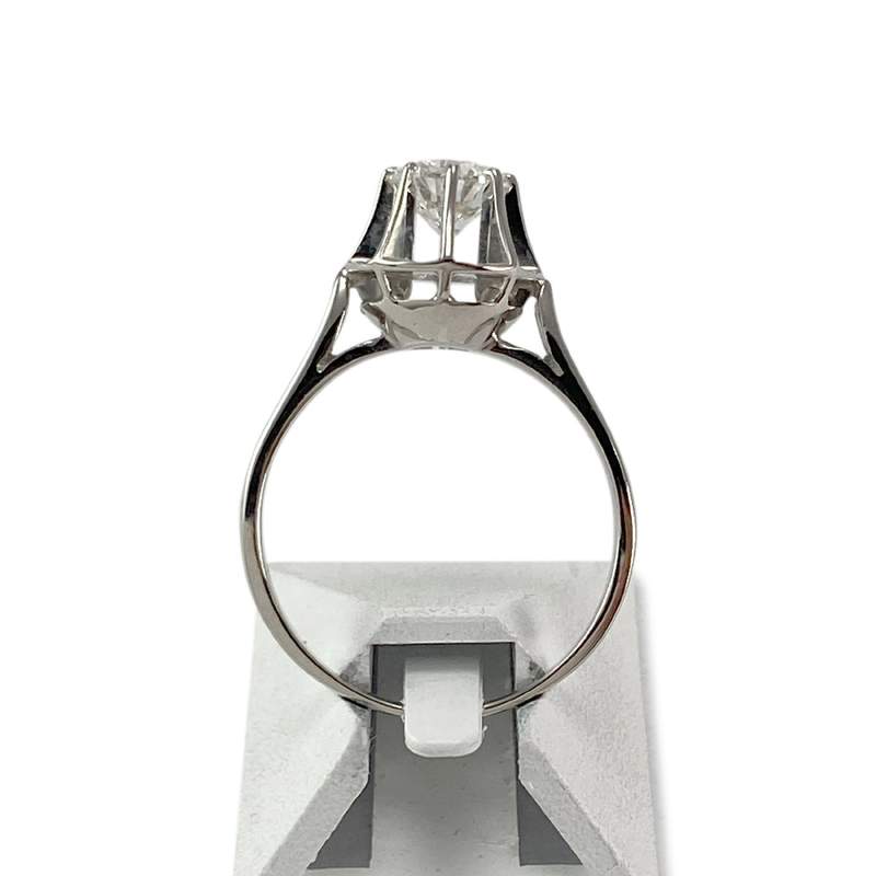 Bague d'occasion or 750 blanc diamant - vue 3