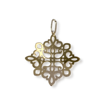 Tweedehands hanger in 750 geel goud