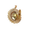 Pendentif d'occasion or 750 jaune rubis perle de culture - vue V2