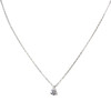 Collier d'occasion or 750 blanc diamant DSI1 0.20ct - vue V1