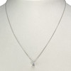 Collier d'occasion or 750 blanc diamant DSI1 0.20ct - vue V2